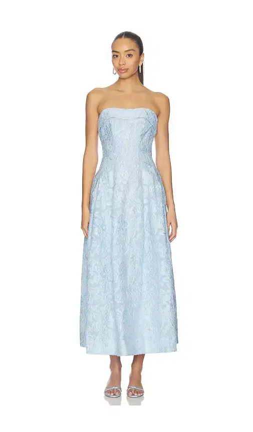 Valeria Jacquard Midi Dress