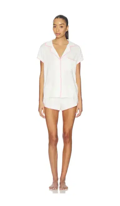 Eberjey Frida Shortie Pj Set | Thumbnail 2 Eberjey Frida Shortie Pj Set | Thumbnail 2