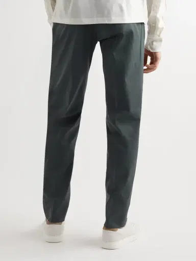 Zegna Tapered Stretch-Cotton Trousers - Men | Thumbnail 3 Zegna Tapered Stretch-Cotton Trousers - Men | Thumbnail 3
