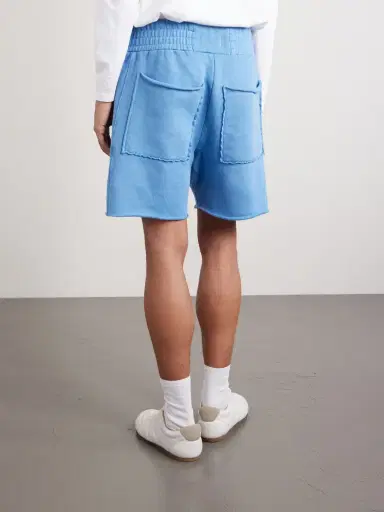 Les Tien Straight-Leg Heavyweight Structured-Fleece Cotton-Jersey Drawstring Shorts - Men | Thumbnail 4