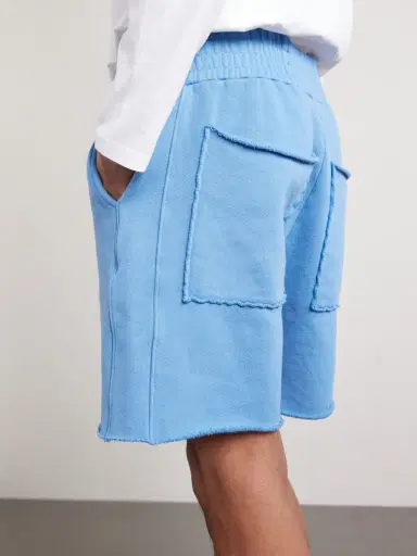 Les Tien Straight-Leg Heavyweight Structured-Fleece Cotton-Jersey Drawstring Shorts - Men | Thumbnail 5