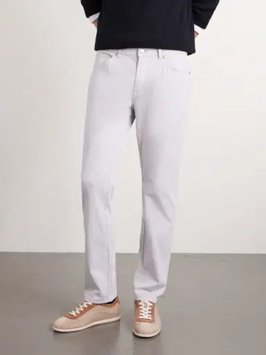 Peter Millar Signature Straight-Leg Cotton-Blend Sateen Trousers - Men | Thumbnail 3 Peter Millar Signature Straight-Leg Cotton-Blend Sateen Trousers - Men | Thumbnail 3