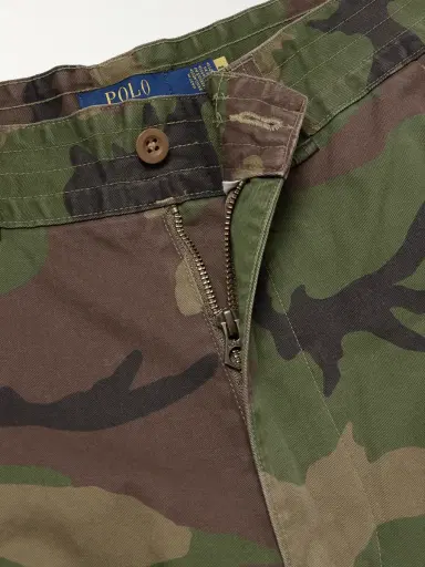 Polo Ralph Lauren Wide-Leg Camouflage-Print Cotton-Twill Shorts - Men | Thumbnail 6