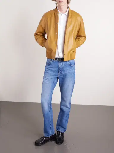 Givenchy Leather Blouson Jacket - Men | Thumbnail 2 Givenchy Leather Blouson Jacket - Men | Thumbnail 2