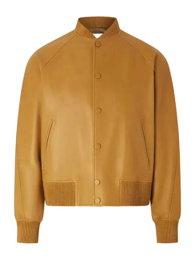 Leather Blouson Jacket - Men