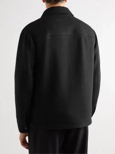 Zegna Felt Chore Jacket - Men | Thumbnail 3