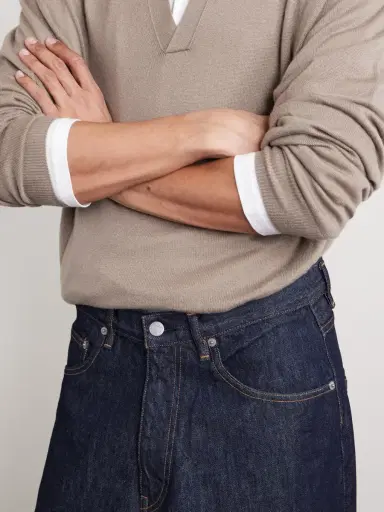 Auralee Hard Twist Wide-Leg Jeans - Men | Thumbnail 5 Auralee Hard Twist Wide-Leg Jeans - Men | Thumbnail 5