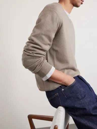 Auralee Cashmere and Silk-Blend Sweater - Men | Thumbnail 5 Auralee Cashmere and Silk-Blend Sweater - Men | Thumbnail 5