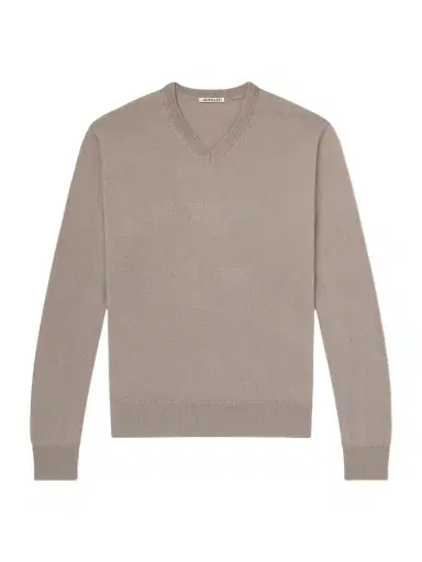 Auralee Cashmere and Silk-Blend Sweater - Men | Thumbnail 1 Auralee Cashmere and Silk-Blend Sweater - Men | Thumbnail 1