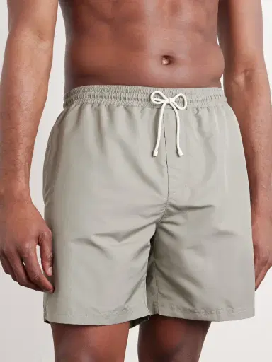 Brunello Cucinelli Straight-Leg Mid-Length Logo-Embroidered Swim Shorts - Men | Thumbnail 2 Brunello Cucinelli Straight-Leg Mid-Length Logo-Embroidered Swim Shorts - Men | Thumbnail 2