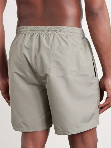 Brunello Cucinelli Straight-Leg Mid-Length Logo-Embroidered Swim Shorts - Men | Thumbnail 3 Brunello Cucinelli Straight-Leg Mid-Length Logo-Embroidered Swim Shorts - Men | Thumbnail 3