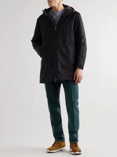 Loro Piana Slim-Fit Cotton-Blend Trousers IT 50 | Thumbnail 2