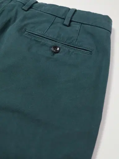 Loro Piana Slim-Fit Cotton-Blend Trousers IT 50 | Thumbnail 4