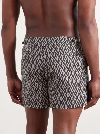 Tom Ford Straight-Leg Short-Length Printed Swim Shorts - Men | Thumbnail 3
