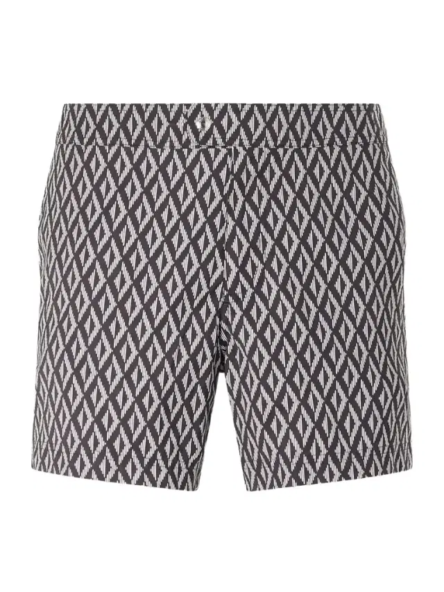Tom Ford Straight-Leg Short-Length Printed Swim Shorts - Men