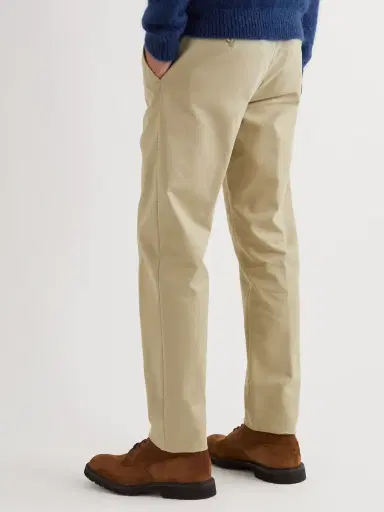 Loro Piana Tapered Cotton-Twill Chinos IT 50 | Thumbnail 3 Loro Piana Tapered Cotton-Twill Chinos IT 50 | Thumbnail 3