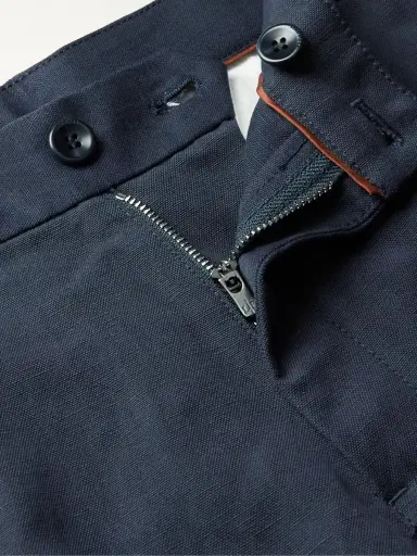 Loro Piana Straight-Leg Cotton and Linen-Blend Cargo Shorts IT 50 | Thumbnail 5