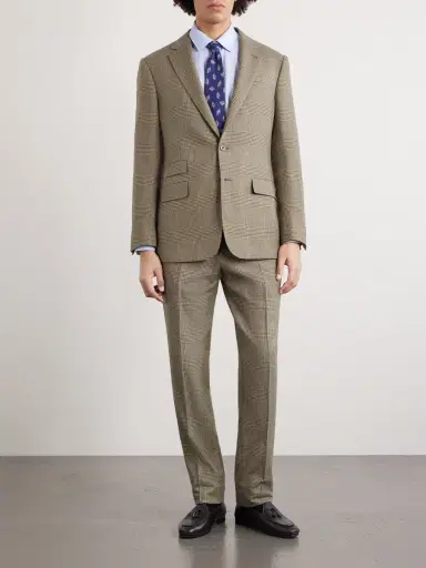 Ralph Lauren Purple Label Checked Silk, Wool and Cashmere-Blend Suit Jacket - Men | Thumbnail 2 Ralph Lauren Purple Label Checked Silk, Wool and Cashmere-Blend Suit Jacket - Men | Thumbnail 2
