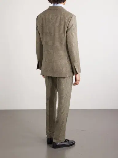 Ralph Lauren Purple Label Checked Silk, Wool and Cashmere-Blend Suit Jacket - Men | Thumbnail 3 Ralph Lauren Purple Label Checked Silk, Wool and Cashmere-Blend Suit Jacket - Men | Thumbnail 3