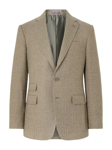 Ralph Lauren Purple Label Checked Silk, Wool and Cashmere-Blend Suit Jacket - Men | Thumbnail 1 Ralph Lauren Purple Label Checked Silk, Wool and Cashmere-Blend Suit Jacket - Men | Thumbnail 1