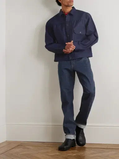 KAPITAL No. 1.2.3 1ST Denim Trucker Jacket - Men | Thumbnail 2 KAPITAL No. 1.2.3 1ST Denim Trucker Jacket - Men | Thumbnail 2