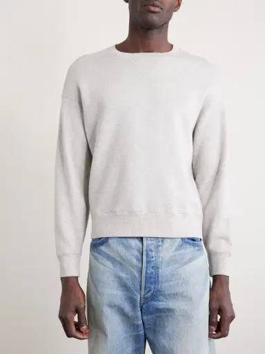 Visvim Jumbo SB Wool and Cotton-Blend Jersey Sweatshirt - Men | Thumbnail 3 Visvim Jumbo SB Wool and Cotton-Blend Jersey Sweatshirt - Men | Thumbnail 3