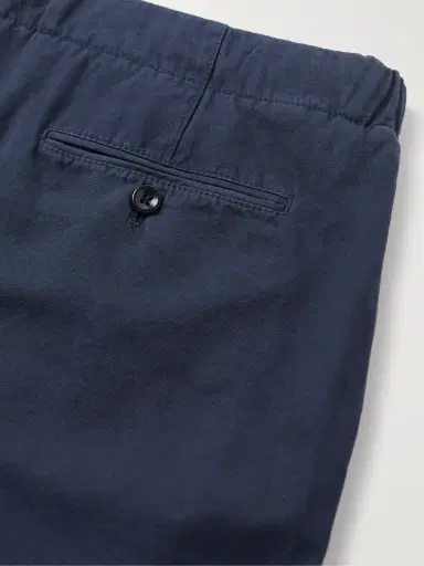 Loro Piana Straight-Leg Cotton and Linen-Blend Drawstring Bermuda Shorts - Men | Thumbnail 4 Loro Piana Straight-Leg Cotton and Linen-Blend Drawstring Bermuda Shorts - Men | Thumbnail 4