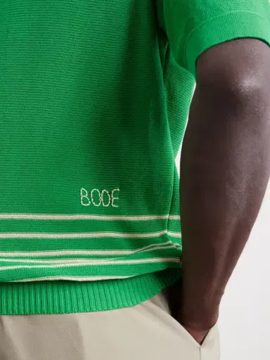 BODE Bentgrass Striped Cotton Polo Shirt - Men | Thumbnail 5
