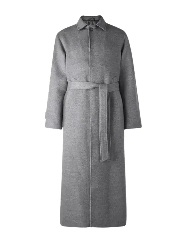 Belted Wool Overcoat - Men