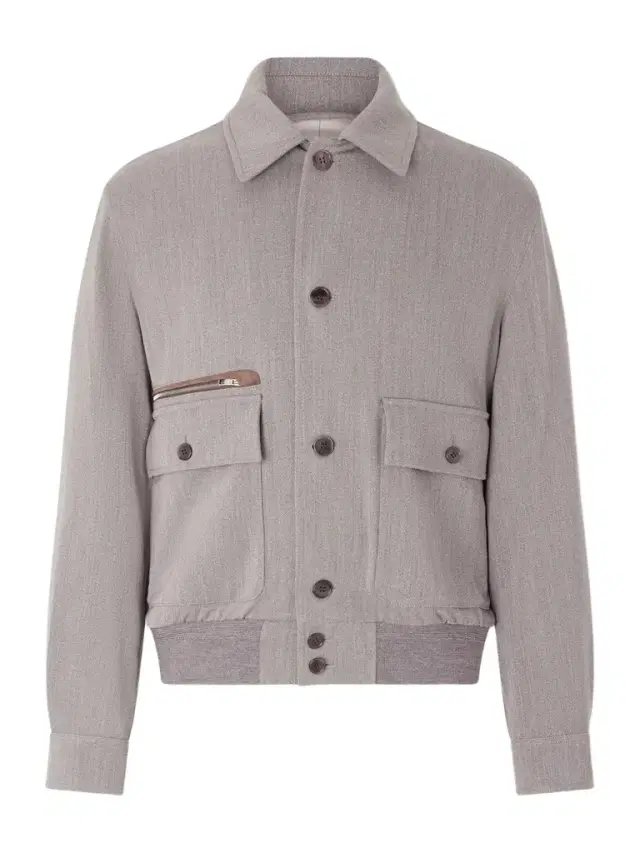 Suede-Trimmed Wool Jacket - Men