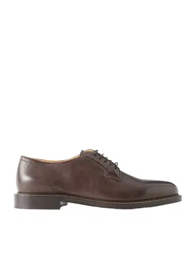 Brunello Cucinelli Leather Derby Shoes - Men | Thumbnail 1 Brunello Cucinelli Leather Derby Shoes - Men | Thumbnail 1