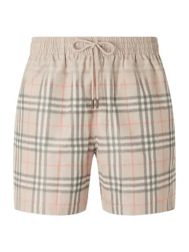 Burberry Straight-Leg Mid-Length Checked Swim Shorts - Men | Thumbnail 1 Burberry Straight-Leg Mid-Length Checked Swim Shorts - Men | Thumbnail 1