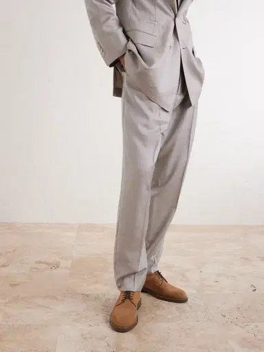 Brunello Cucinelli Suede Derby Shoes - Men | Thumbnail 2