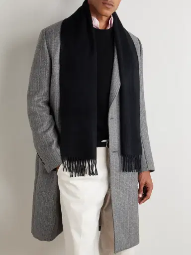 Charvet Cashmere Scarf - Men | Thumbnail 2 Charvet Cashmere Scarf - Men | Thumbnail 2