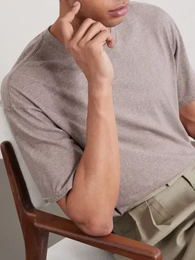 Auralee Cotton-Jersey T-Shirt - Men | Thumbnail 5 Auralee Cotton-Jersey T-Shirt - Men | Thumbnail 5