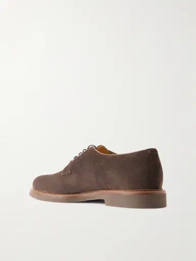 Brunello Cucinelli Suede Derby Shoes - Men | Thumbnail 4 Brunello Cucinelli Suede Derby Shoes - Men | Thumbnail 4