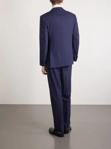 dunhill Pinstriped Wool Suit Jacket - Men | Thumbnail 4