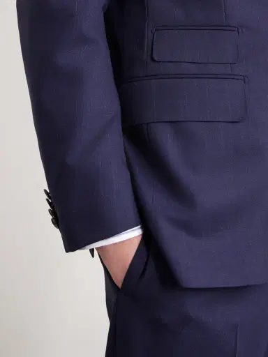 dunhill Pinstriped Wool Suit Jacket - Men | Thumbnail 5