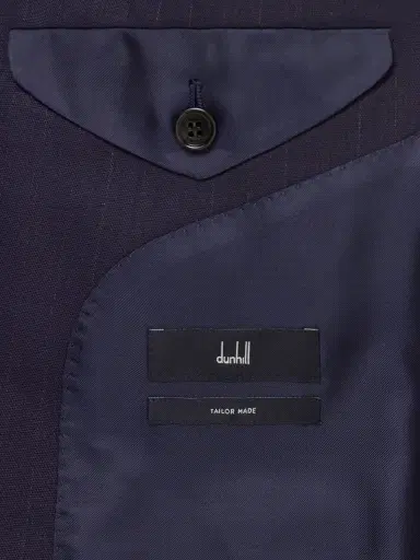 dunhill Pinstriped Wool Suit Jacket - Men | Thumbnail 6
