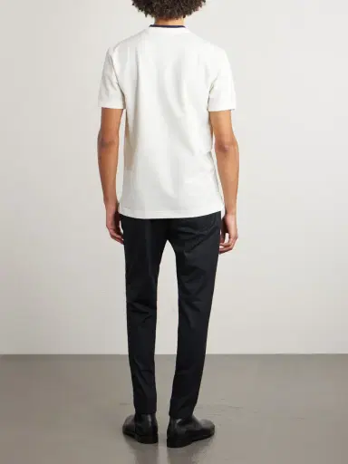 Dolce & Gabbana Logo-Embroidered Piqué T-Shirt - Men | Thumbnail 4