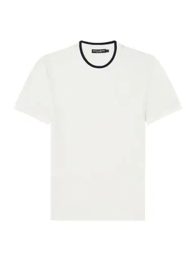Dolce & Gabbana Logo-Embroidered Piqué T-Shirt - Men | Thumbnail 1