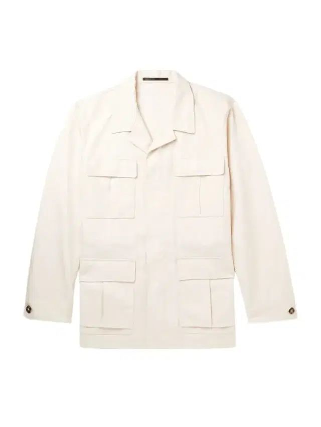 Loro Piana Mojave Camp-Collar Cotton and Linen-Blend Field Jacket - Men