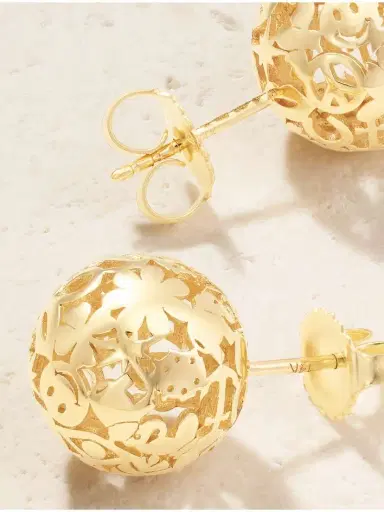 Sydney Evan Icon Wallpaper 14-karat Gold Earrings | Thumbnail 3 Sydney Evan Icon Wallpaper 14-karat Gold Earrings | Thumbnail 3