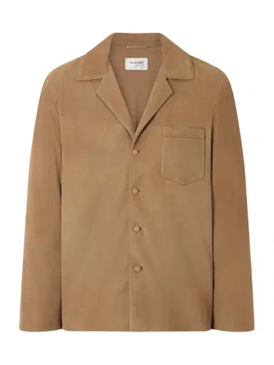Saint Laurent Suede Shirt | Thumbnail 1 Saint Laurent Suede Shirt | Thumbnail 1