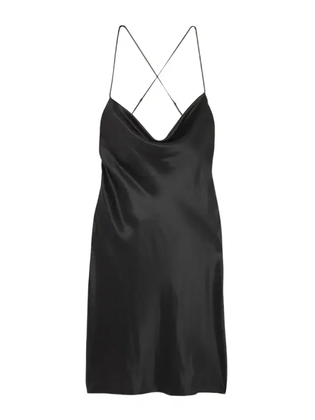 Draped Silk-satin Mini Dress