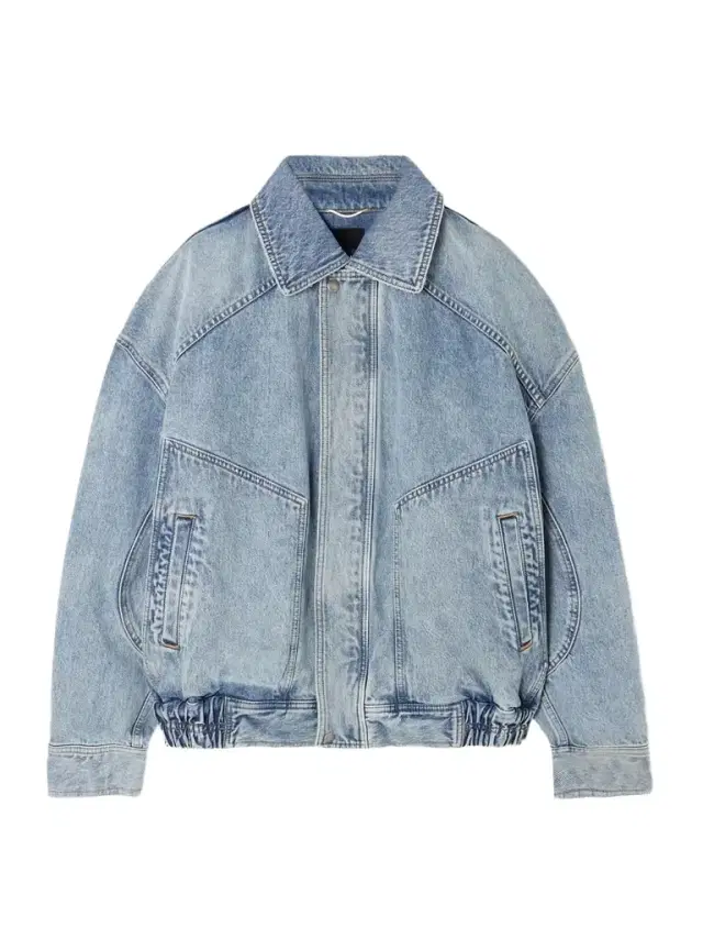 Oversized Paneled Denim Jacket