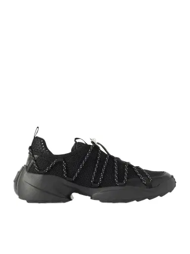 Roger Vivier Viv On The Run Embellished Leather-trimmed Mesh Sneakers | Thumbnail 1 Roger Vivier Viv On The Run Embellished Leather-trimmed Mesh Sneakers | Thumbnail 1