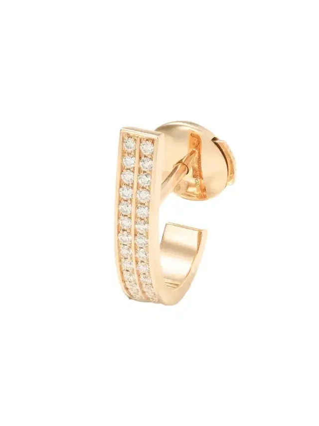 Repossi Berbere 18-karat Rose-gold Diamond Single Earring