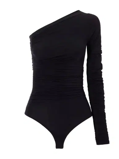 Wolford One-sleeve Stretch-jersey Bodysuit | Thumbnail 1 Wolford One-sleeve Stretch-jersey Bodysuit | Thumbnail 1