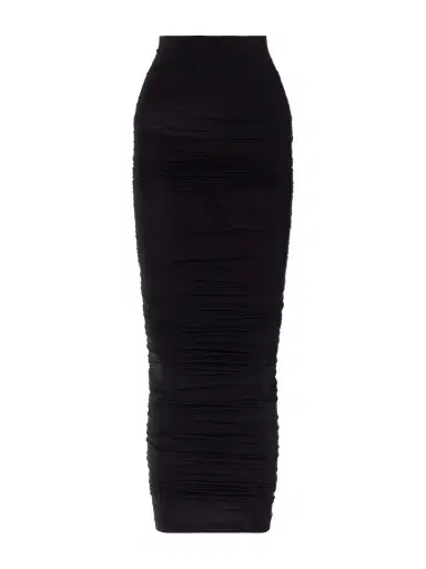 Wolford Draped Stretch-jersey Midi Skirt | Thumbnail 1 Wolford Draped Stretch-jersey Midi Skirt | Thumbnail 1